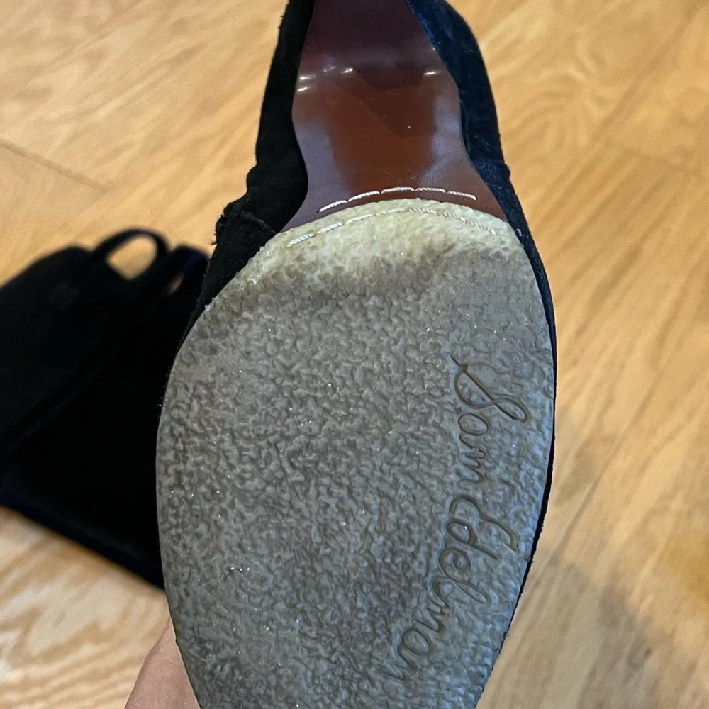 Sam Edelman over-the-knee boots, black suede - Picture 6 of 9